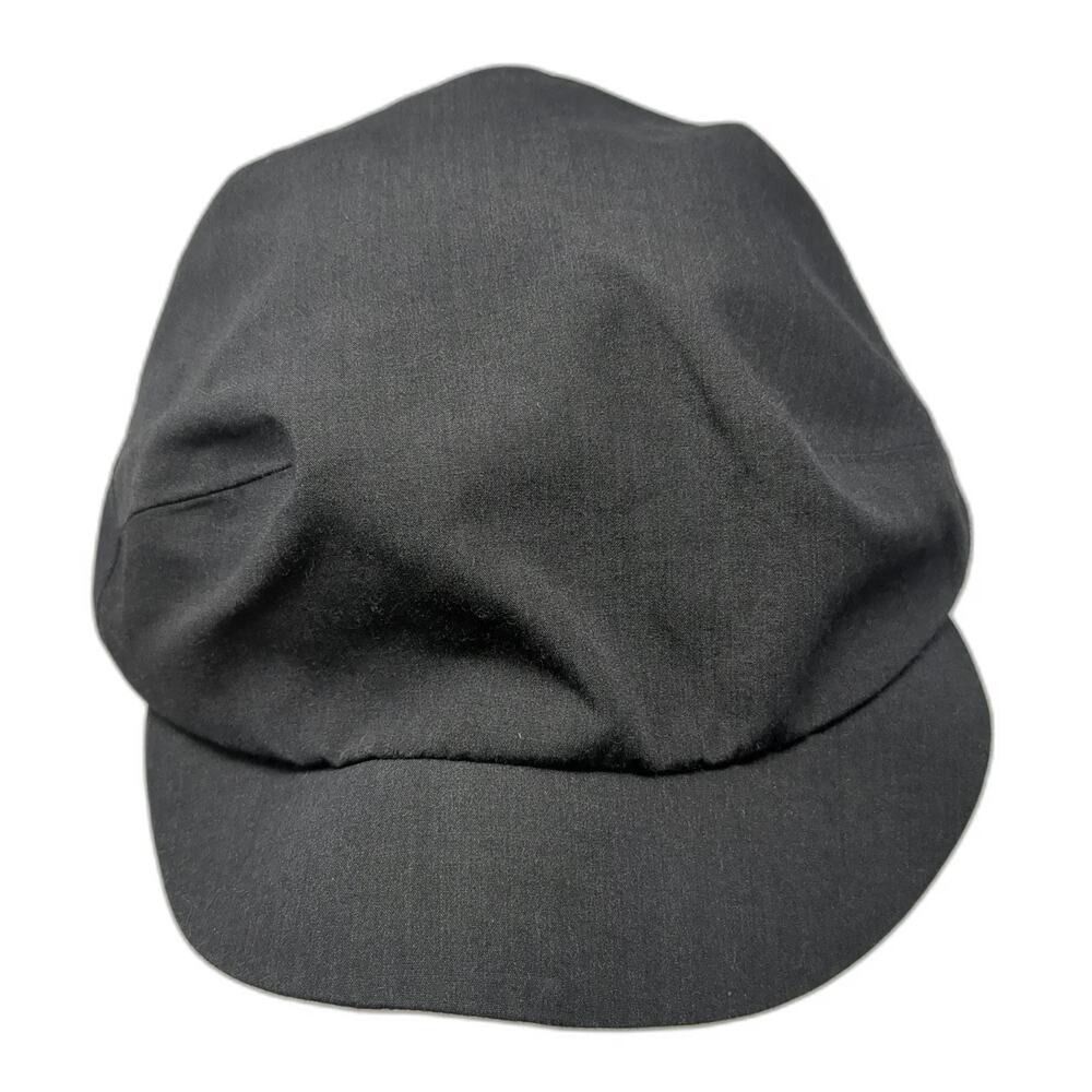 Arc'teryx Quanta Cap Gray L - XL Fitted Hat Red Logo Polyester Aramid Blend
